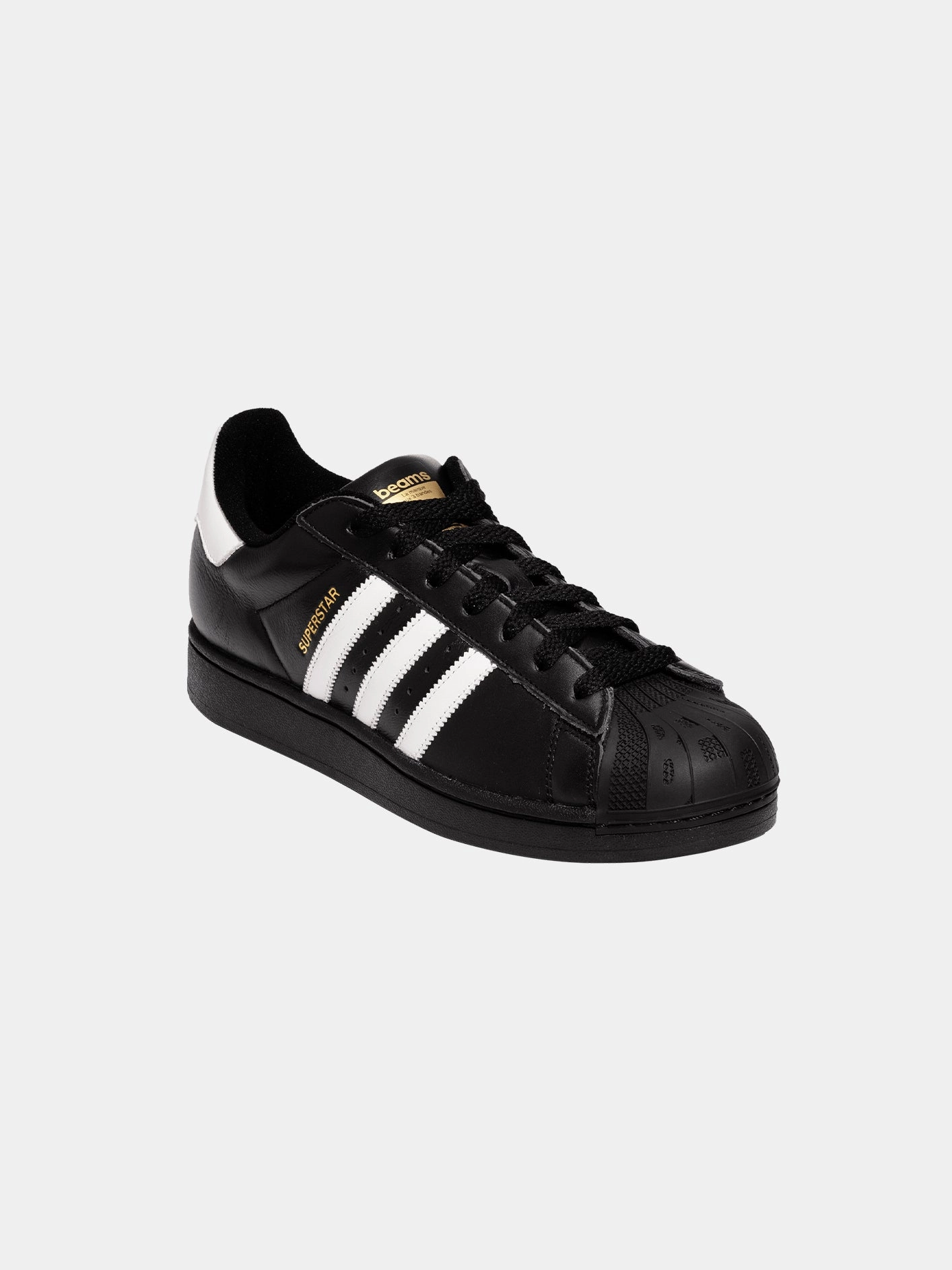 Quick Step-In-Out adidas Consortium x Beams Superstar "Core Black/White"