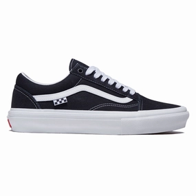 Razors Vans Skate Old Skool Shoes - Wrapped Dark Navy Newspapers