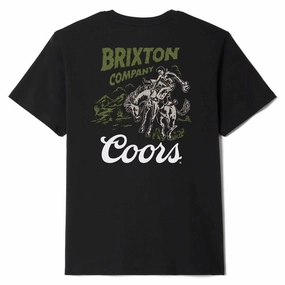 Recycled Fabrics Brixton x Coors Canyon T-Shirt - Black Meal Replacement Shakes