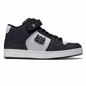 Recycled Fabrics IPath Grasshopper Shoes - Black Denim/Hemp Plants