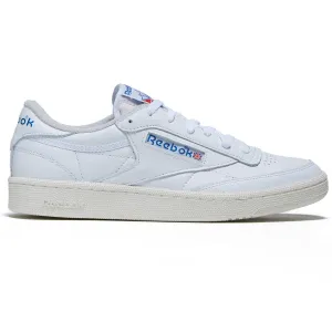 Reebok Club C 85 Vintage Shoes - White/Chalk/Vector Blue Cotton Clothing Music