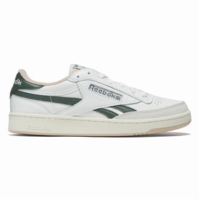 Reebok Club C Revenge Vintage Shoes - Chalk/Break Away Green/Tan Plumbing Sporting Goods