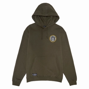 Reel Happy Maguro Hoodie - Olive Green Toothpaste Business & Industrial