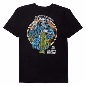 Reel Happy Reaper Revolution T-Shirt - Black Washing Instructions Pop Culture