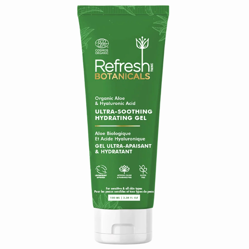 Refresh Botanicals Organic Aloe Vera Ultra Soothing Hydrateing Gel 100ml