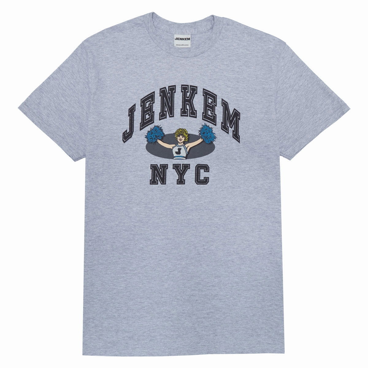 Restaurant Equipment Jenkem Varsity T-Shirt - Sport Grey Vintage-Inspired