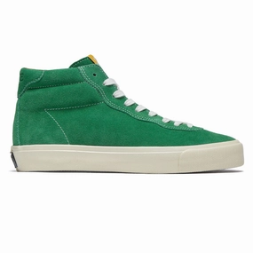 Restaurant Equipment Last Resort AB VM001 Suede Hi Shoes - Kelly Green/White Luggage