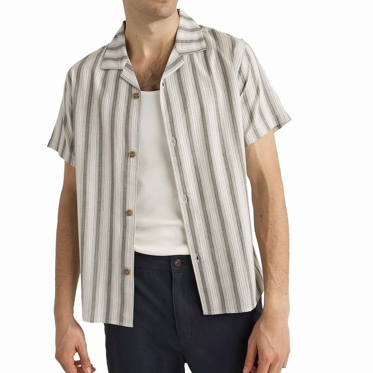 Restaurant Equipment Rhythm Vacation Stripe Shirt - Fern Business & Industrial