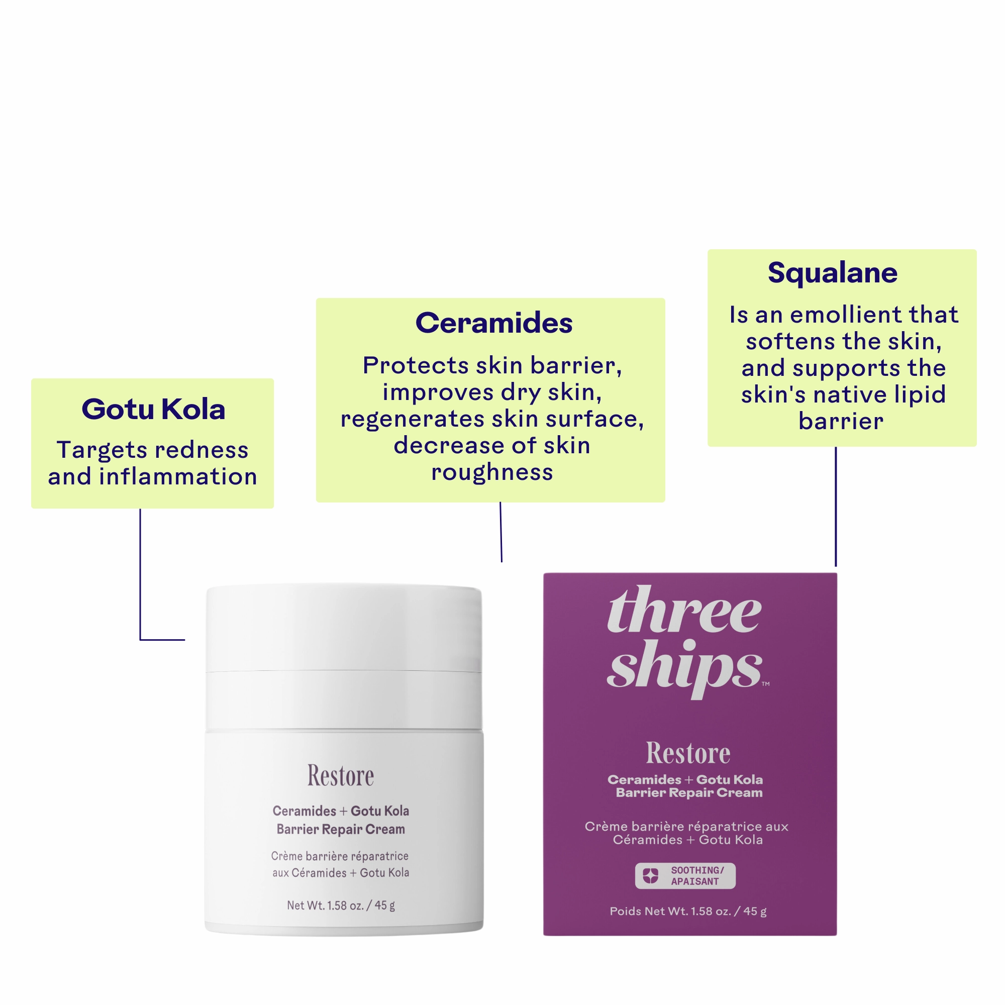 Restore Ceramides   Gotu Kola Barrier Repair Cream