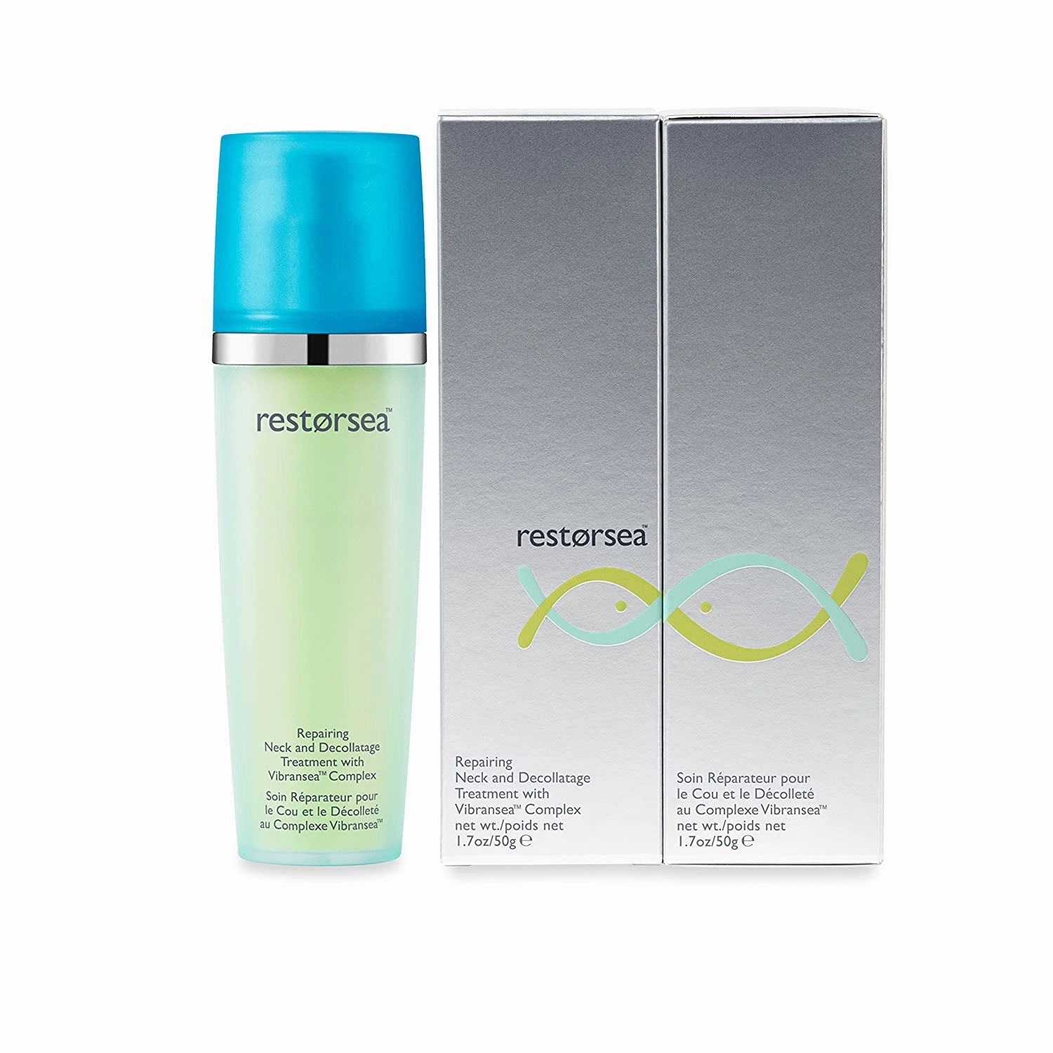 Restorsea Repairing Neck & Decollatage Treatment 1.7 oz | Face Moisturizer | Blemish Remover | Anti Aging Face Cream | Crepe Erase