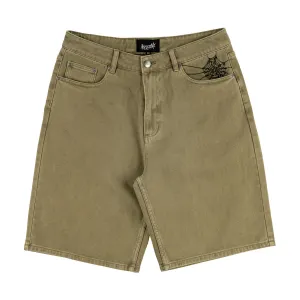 Retail Welcome Chasm Baggy Denim Shorts - Cedar Beauty Tools