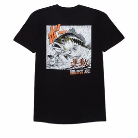 Retail Reel Happy The Chase T-Shirt - Black Video Games