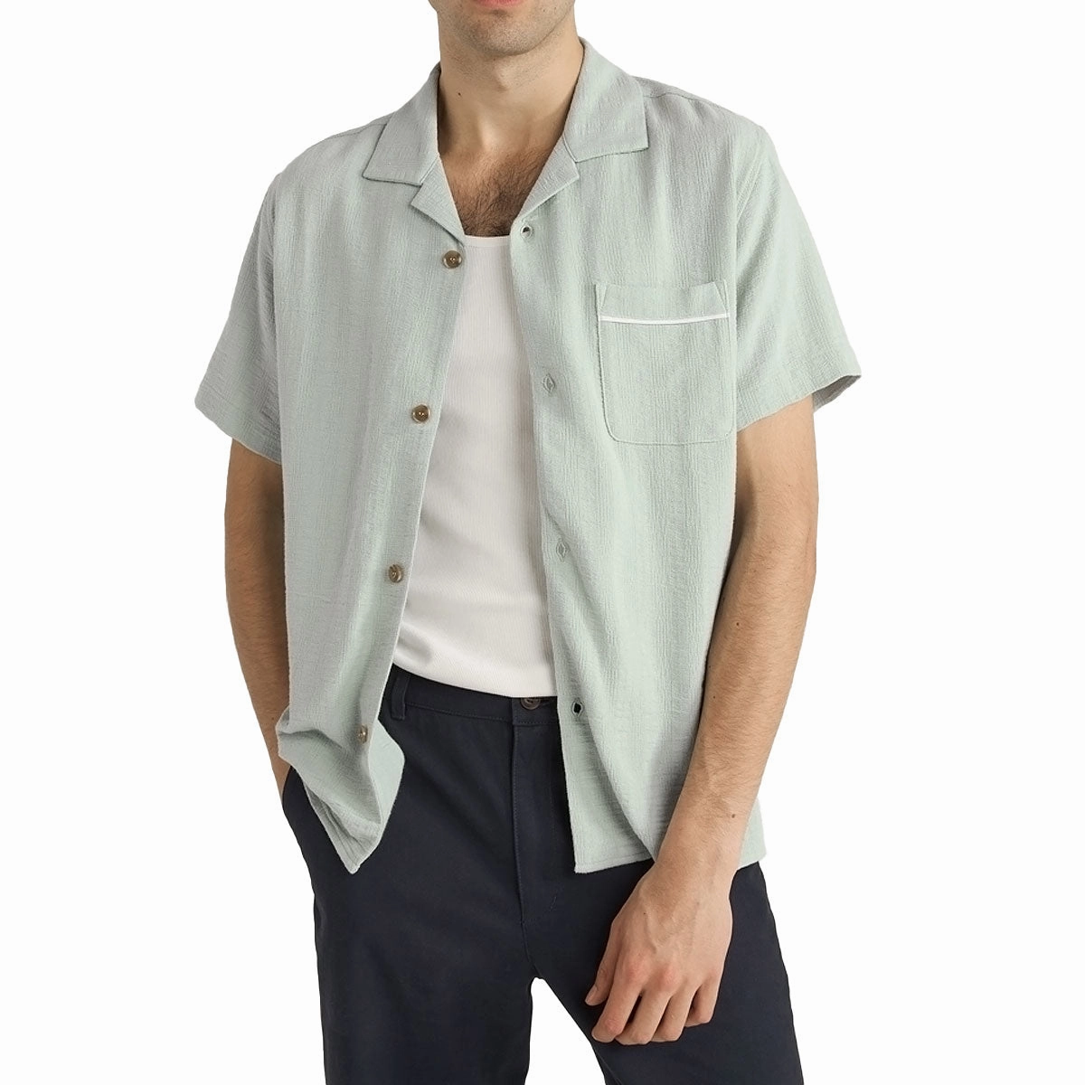 Rhythm Daytona Shirt - Teal Health & Fitness Beverages
