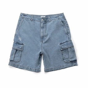 Rhythm Denim Cargo Shorts - Stone First Aid Kits Limited Edition