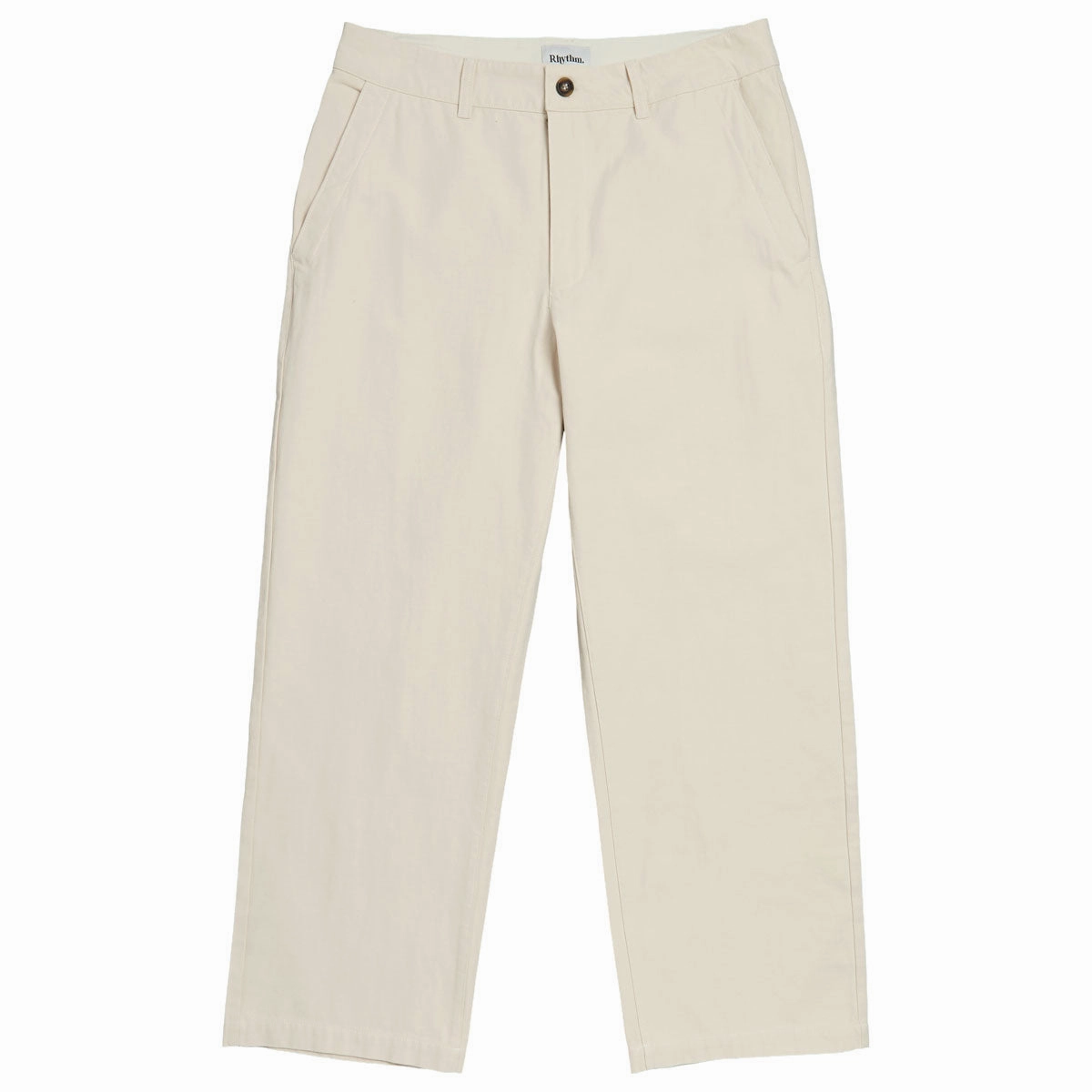 Rhythm Essential Twill Trouser Pants - Stone Dresses Electronics