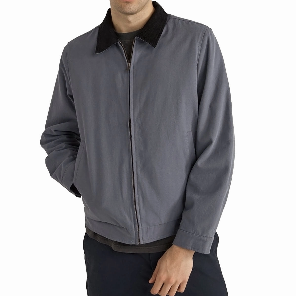 Rhythm James Jacket - Slate Magic: The Gathering Lace Trim