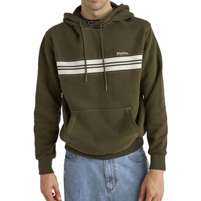 Rhythm Panel Fleece Hoodie - Military Olive Educational Games Shampoo