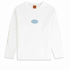 Rhythm Ritmo Printed Long Sleeve T-Shirt - Ecru Chef Wear Hot Tubs