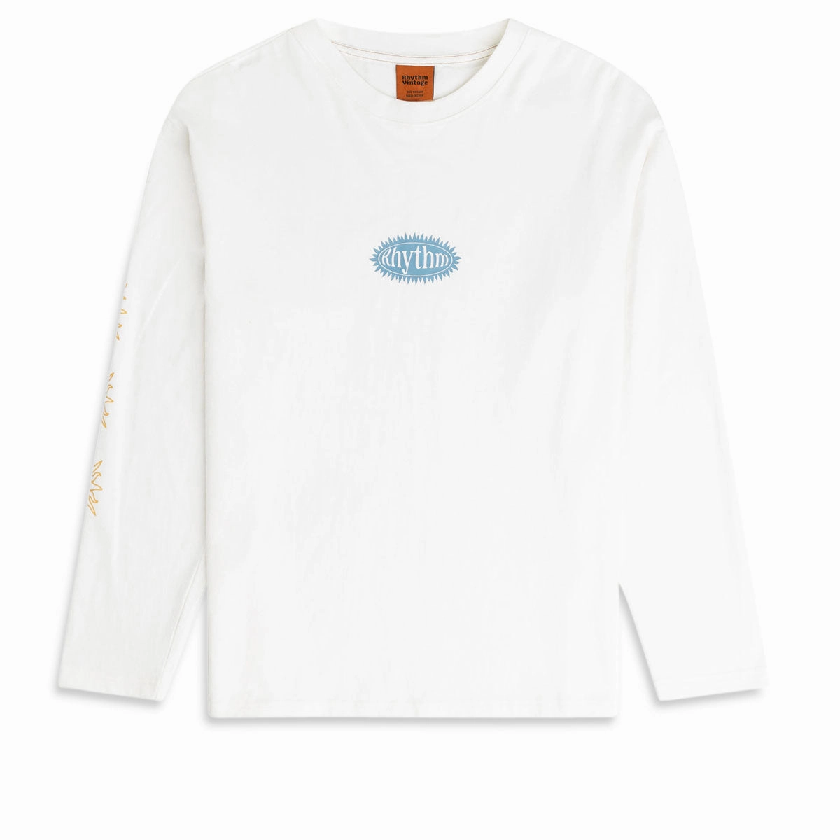 Rhythm Ritmo Printed Long Sleeve T-Shirt - Ecru Chef Wear Hot Tubs