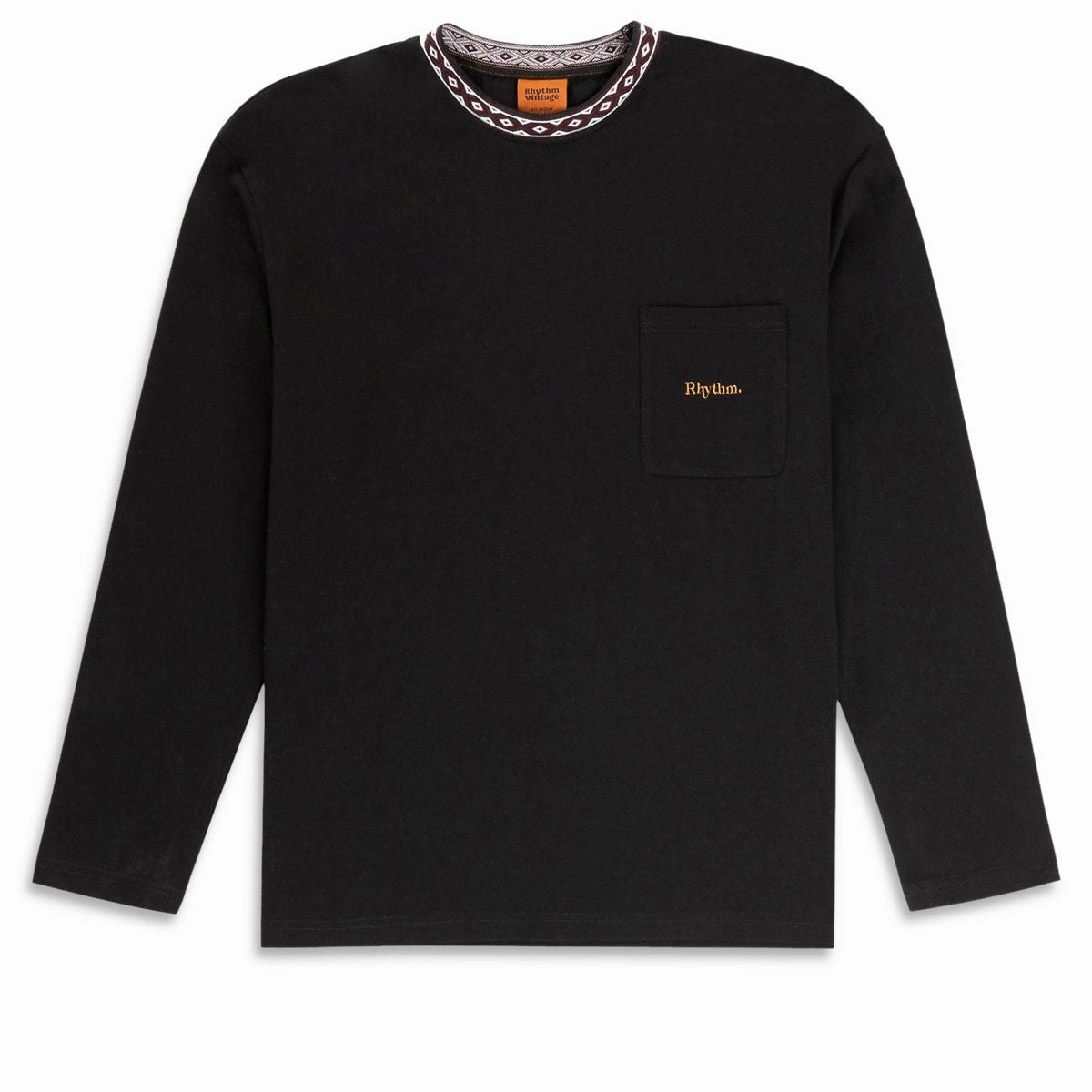 Rhythm Vintage Jac Long Sleeve T-Shirt - Black Plumbing Software