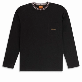 Rhythm Vintage Jac Long Sleeve T-Shirt - Black Plumbing Software