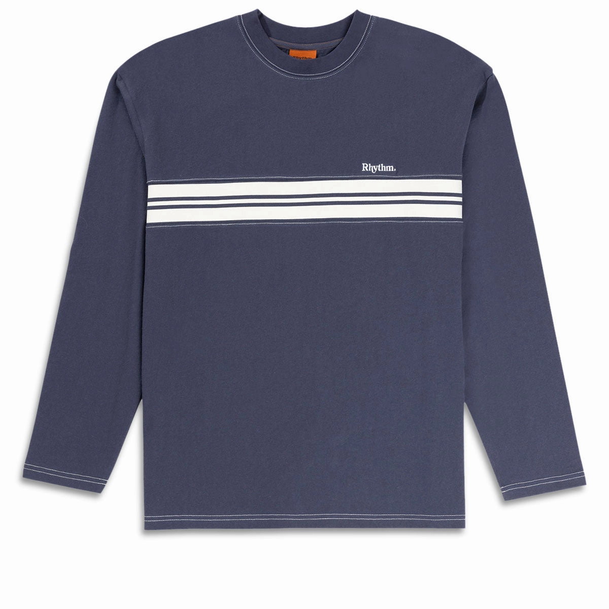 Rhythm Vintage Panel Long Sleeve T-Shirt - Vintage Navy Furniture Balloons