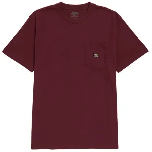 Ribbons Dickies Heavyweight Pocket T-Shirt - Grape Wine Spandex Stretch