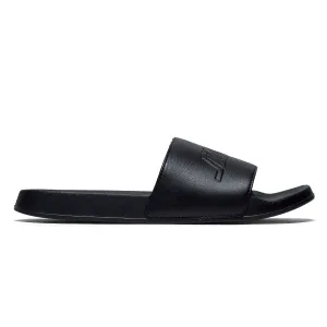 Ribbons Santa Cruz Vein Hand Strip Slides Sandals - Black Patterned Clothing