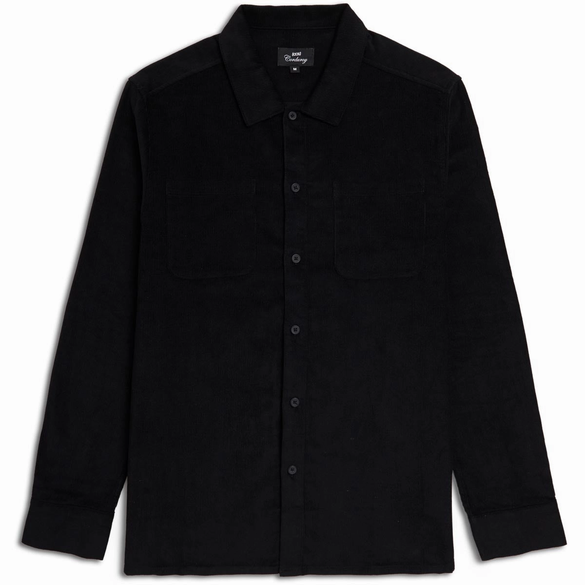Ribbons CCS Long Sleeve Corduroy Shirt - Black Paper Products