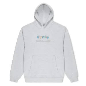 RIPNDIP A Bird Hoodie - Ash Heather Ink Cartridges Comics