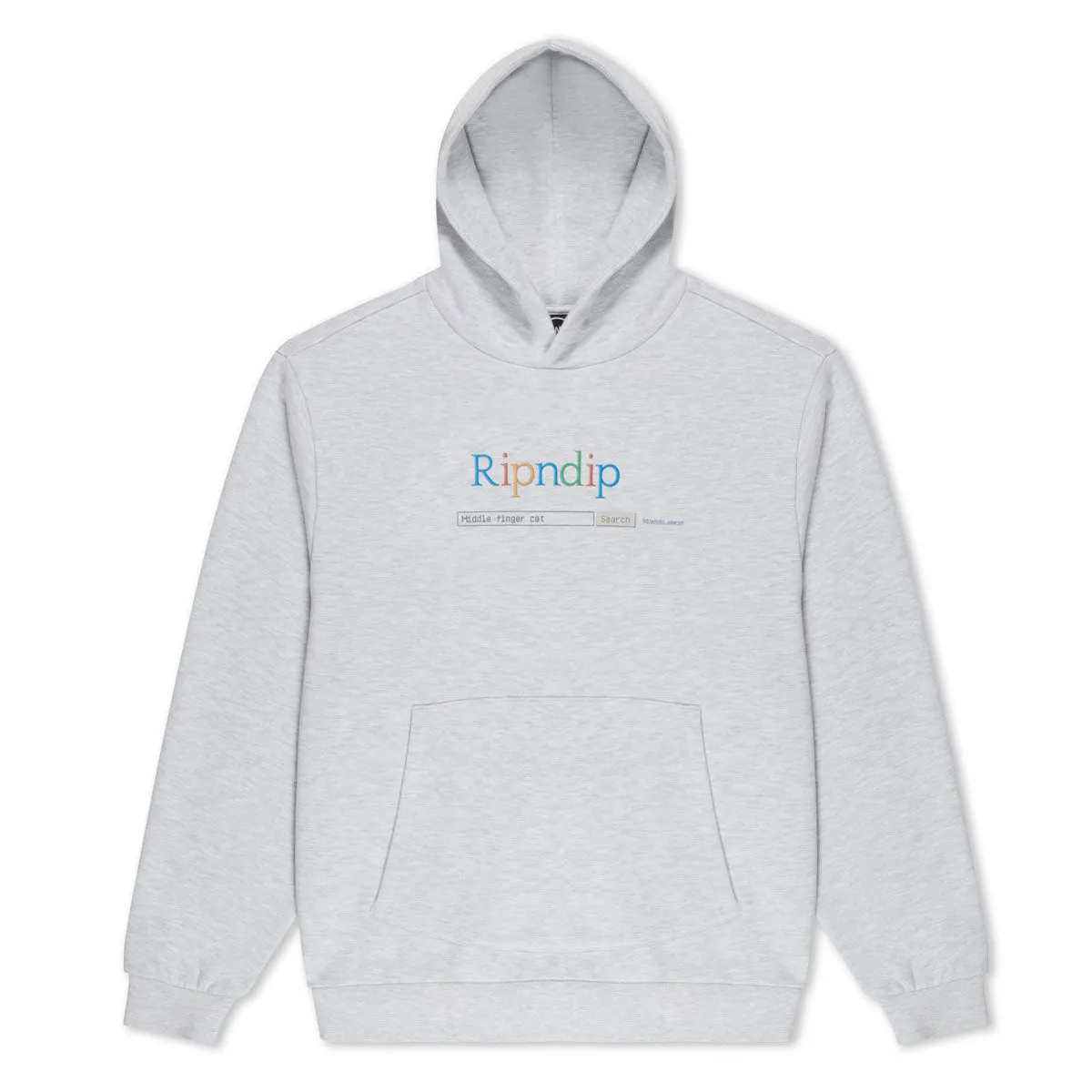 RIPNDIP A Bird Hoodie - Ash Heather Ink Cartridges Comics