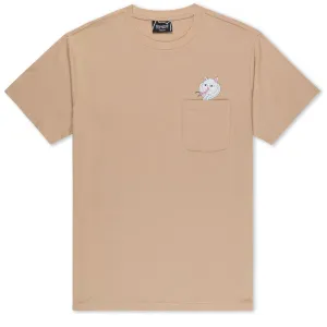 RIPNDIP Cobra Nerm Pocket T-Shirt - Almond Gift Ideas Educational Games