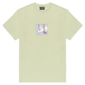 RIPNDIP Good View T-Shirt - Light Moss Stamps Shampoo