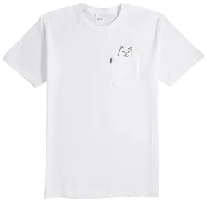 RIPNDIP Lord Nermal Pocket T-Shirt - White Ink Cartridges Plants