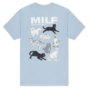RIPNDIP Man I Love Felines T-Shirt - Powder Blue Gift Ideas Wigs