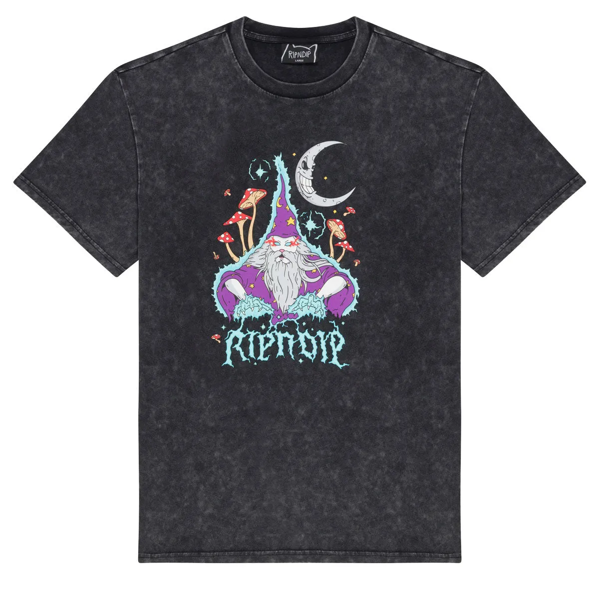 RIPNDIP Oracle T-Shirt - Black Wash Tape Toner