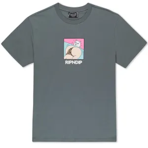 RIPNDIP Peaches And Nerm T-Shirt - Charcoal Pool Supplies Ebooks