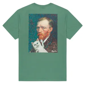 RIPNDIP Van Nermal T-Shirt - Olive Statues High-Quality Clothing