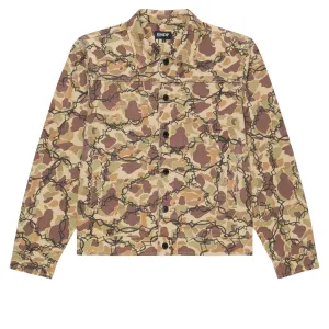 RIPNDIP Wired Button Up Jacket - Tan Camo Shorts Soap