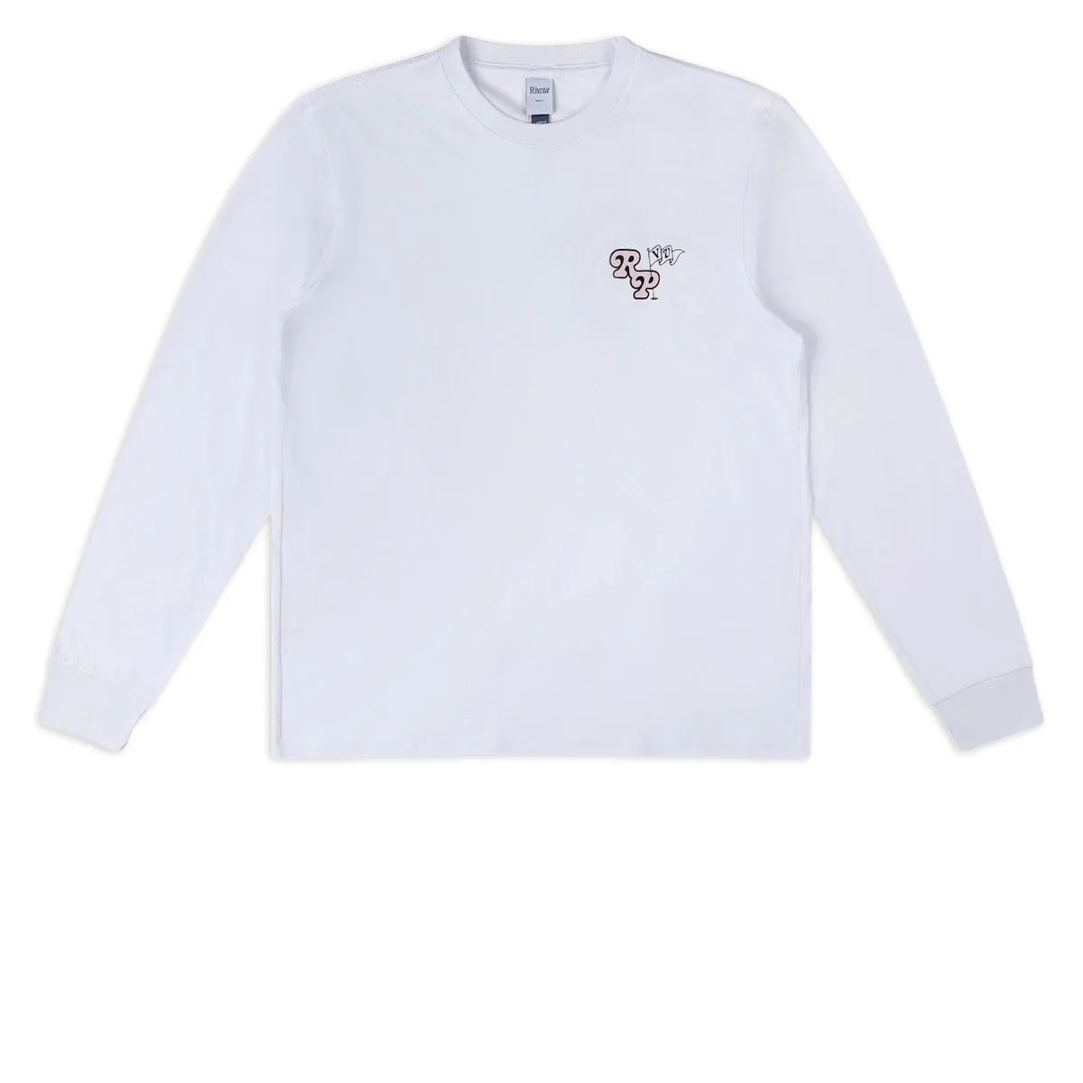 Rivvia Floral Pursuit Long Sleeve T-Shirt - White Consoles Stylish Footwear