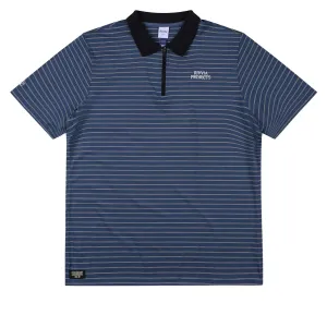 Rivvia Projects Stripe Polo Shirt - Dark Blue/Red Tablets Paper Products