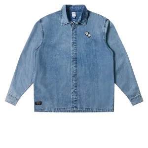 Rivvia VV Denim Long Sleeve Shirt - Blue Wash Makeup Removers Toothpaste