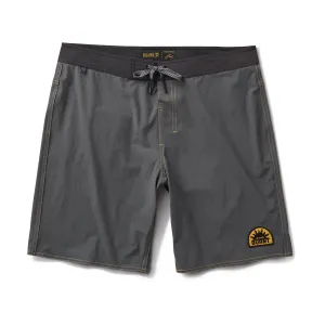 Roark Burnt Passage Boardshorts - Charcoal Lunch Boxes Nylon Materials