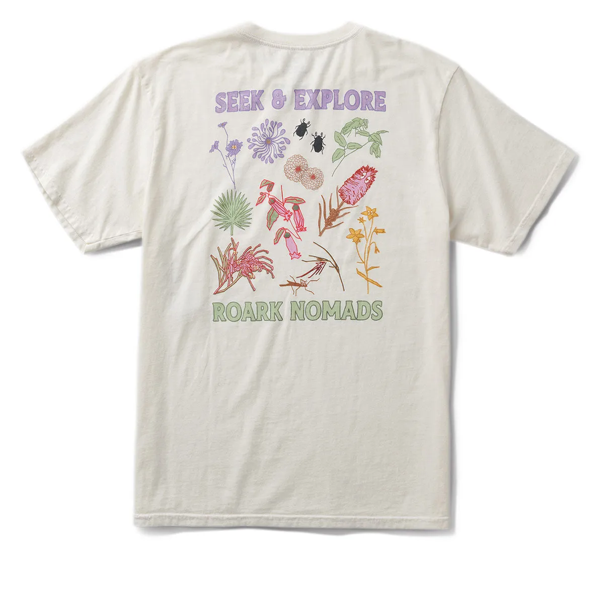 Roark Seek & Explore T-Shirt - Off White Hair Extensions Affordable Fashion