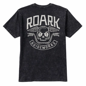 Roark Guideworks T-Shirt - Black Organic Food Stamps