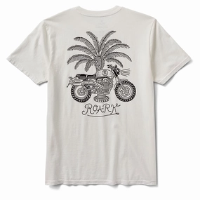 Roark Moto T-Shirt - Off White School Supplies How to Style