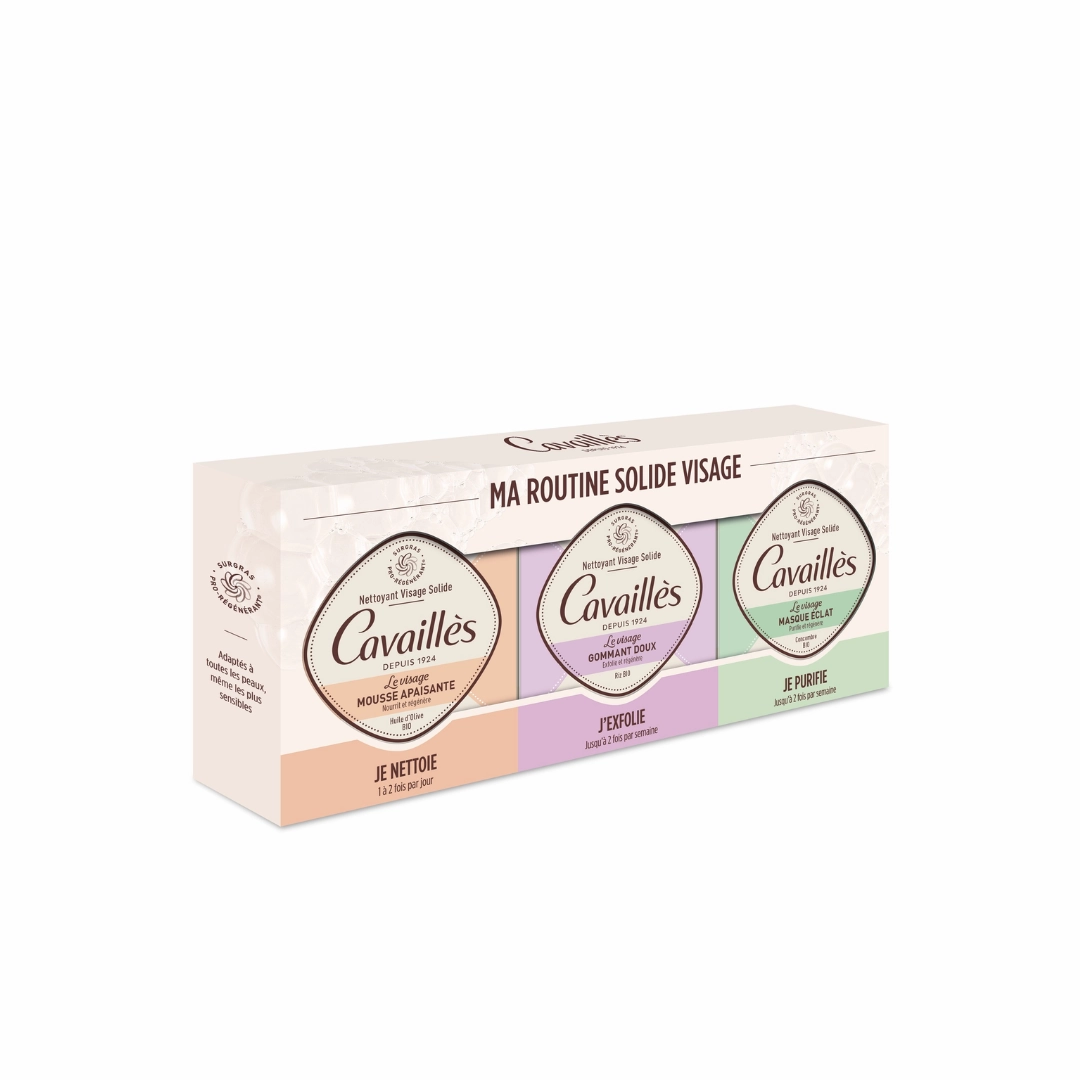 Roge Cavailles My Solid Face Routine Box 3pcs