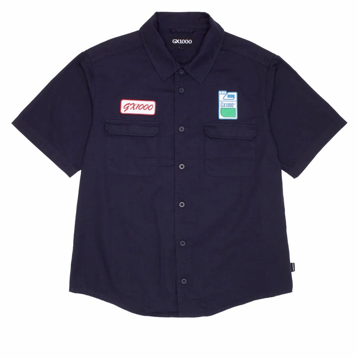 Role-Playing Games GX1000 Fertilizer Button Down Shirt - Dark Blue Janitorial Supplies