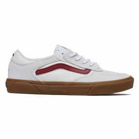 Role-Playing Games Vans Skate Rowley Shoes - Red/White/Gum Aviation