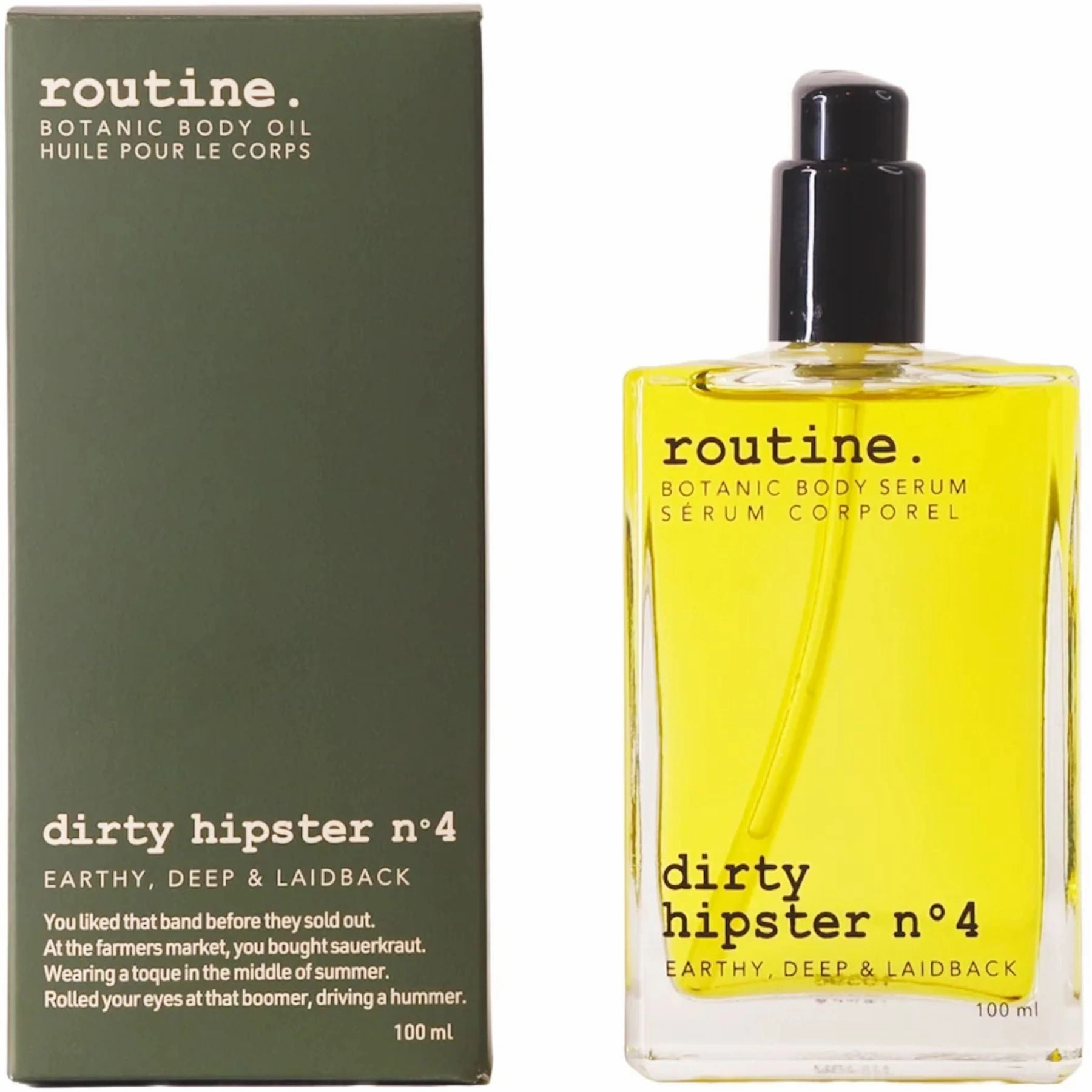 Routine Botanic Body Oil - Dirty Hipster 100mL